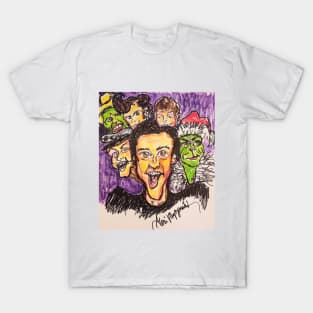 Faces of Jim Carrey T-Shirt